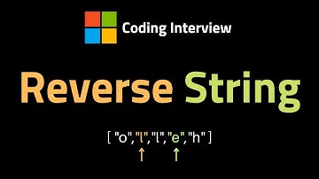 Reverse String - LeetCode 344 - Coding Interview Questions