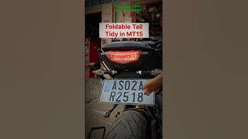 MT15 folding tail tidy || mt15 modified tail tidy || #mt15 #marco #shorts #tailtidy