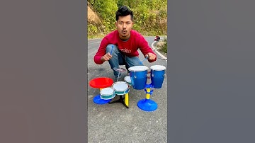 New Big Drum 🥁 sets with musical instruments Unboxing and testing #shorts