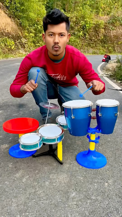 New Big Drum 🥁 sets with musical instruments Unboxing and testing #shorts