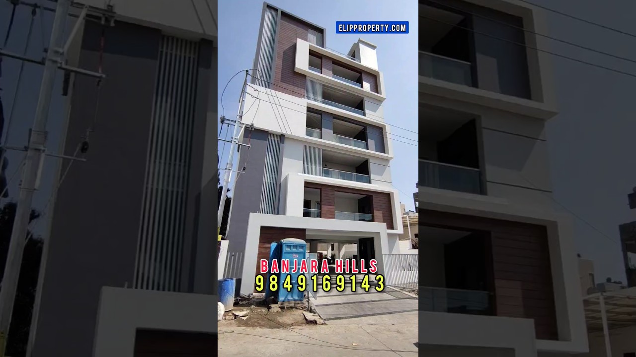 2100 SQ FT BANJARA HILLS 3 BHK FLAT FOR SALE HYDERABAD ELIP PROPERTY 