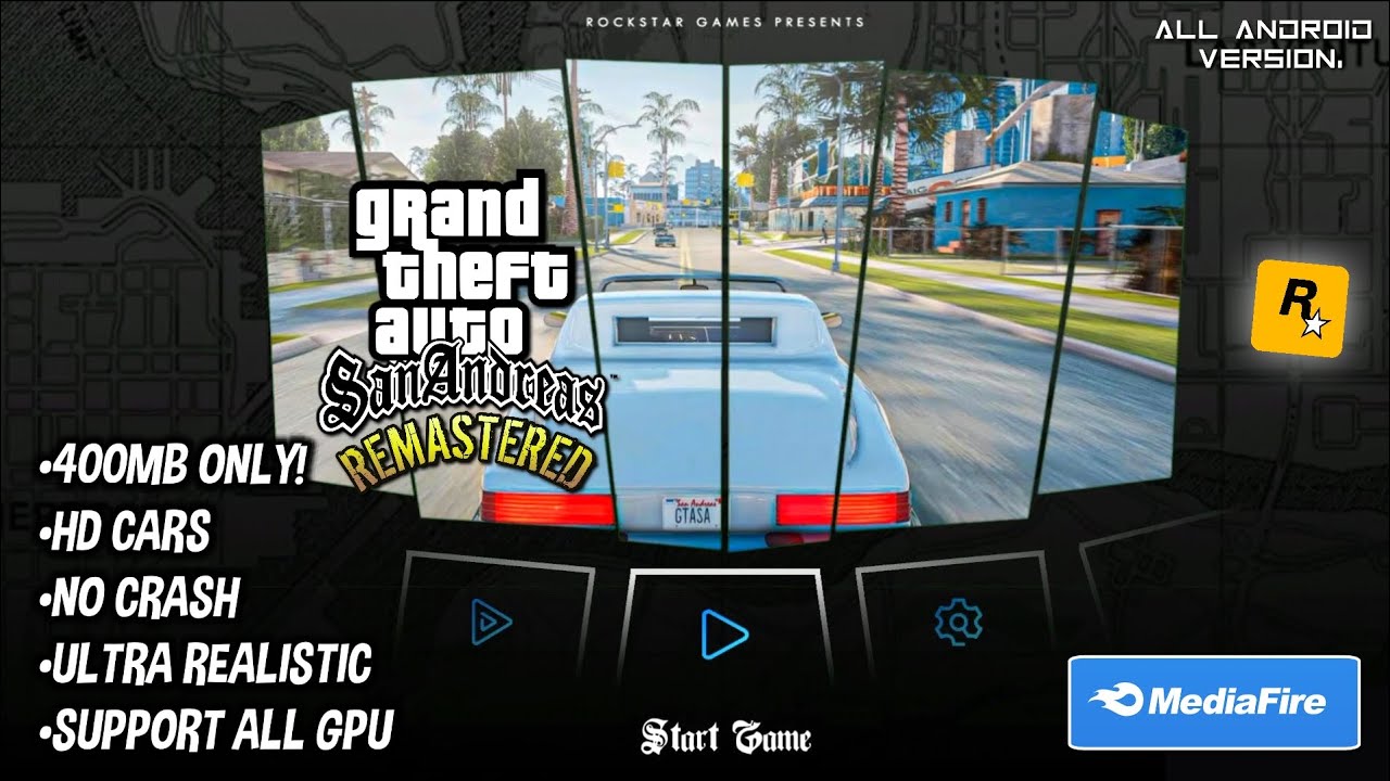 Модпак графики GTA San Andreas Remastered V11 | Поддержка всех устройств (2026) 