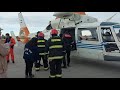 Mar Argentino: Prefectura aeroevacuó de urgencia a un tripulante enfermo