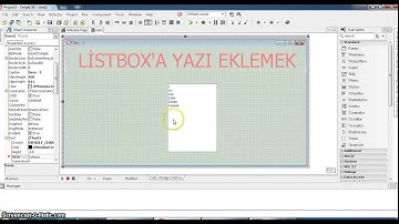 Delphi Dersleri Bölüm 3   Listbox
