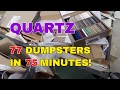 REAL TIME - THE NORTHERN ROUTE - 77 Dumpsters In 75 Minutes! Dumpster Diver Motorcycle & Scrap Metal