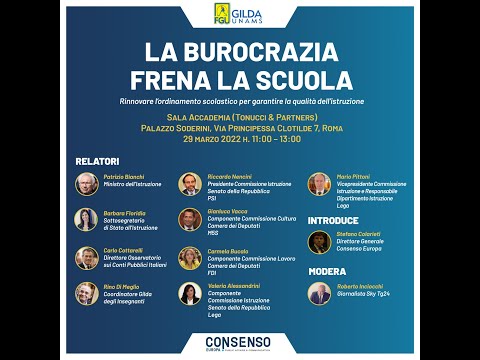 LA BUROCRAZIA FRENA LA SCUOLA