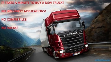 How to "CHEAT" money in ETS2 ( IN-GAME ) - NO Hacks, NO Config files! [ SUPER FAST AND EASY ]