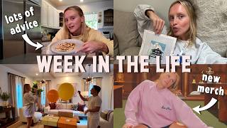 week in the life: advice corner, rhode unboxing, new merch
