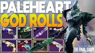NEW Pale Heart Weapon PVE God Rolls Guide... The BEST Perks To Farm For! | Destiny 2