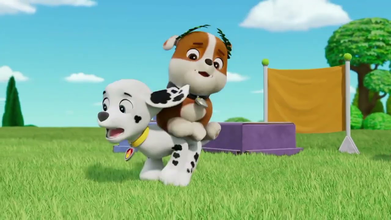 PAW Patrol "Marshall" Wipeout | Pups save the missing bone-stone