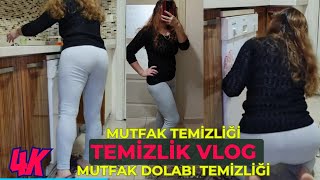 Temizlik Vlog / Mutfak Dolabı Temizliği / Cleaning Vlog / Mutfak Temizlik Düzen / Clean With Me #4k