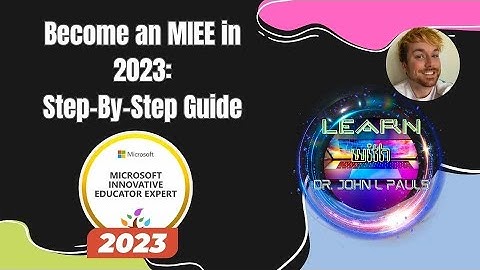 BECOME a Microsoft Innovative Educator Expert in 2023! Step-by-Step Guide!