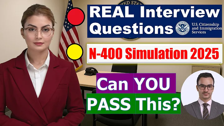 US Citizenship Interview Simulation 2025 – Officer Asks Common Questions in new N400 Application
