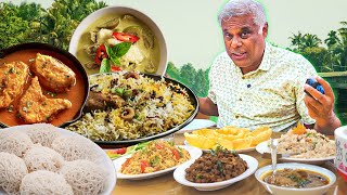 CHICKEN ISHTU, KADALA CURRY, IDIYAPPAM, FISH CURRYI HAD IT ALL | KERALA FOOD FEAST ???| Ep.3