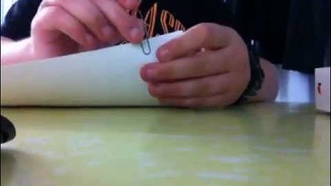 How to use a paper clip