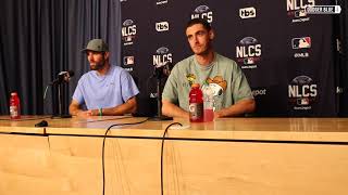 2021 NLCS: Chris Taylor talks 3 home runs & curtain call; Cody Bellinger praises bullpen