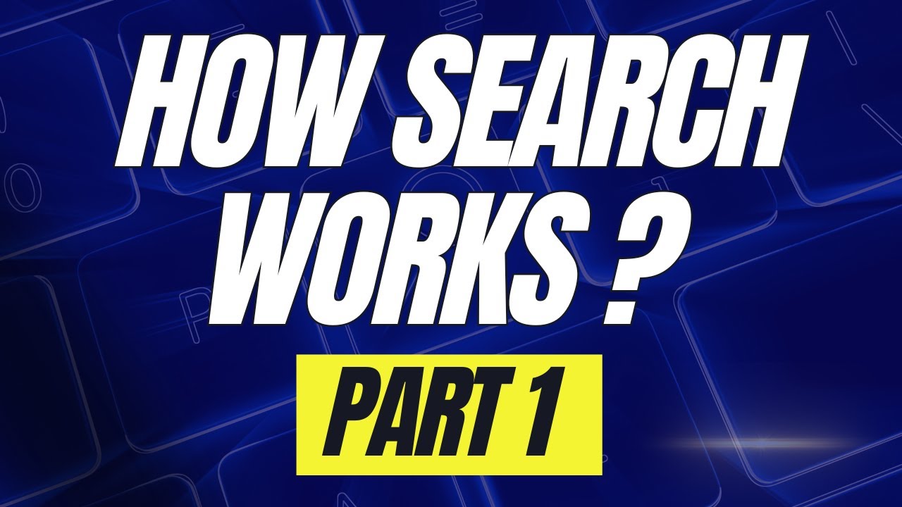 Basics of SEO - How Search Engine Works - Par 1/2 - YouTube