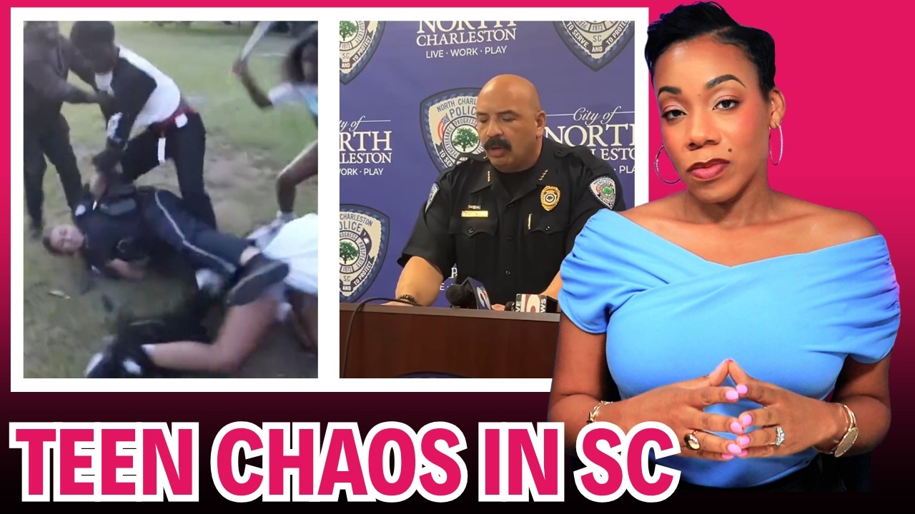 North Charleston Teens Attack Female Police Office