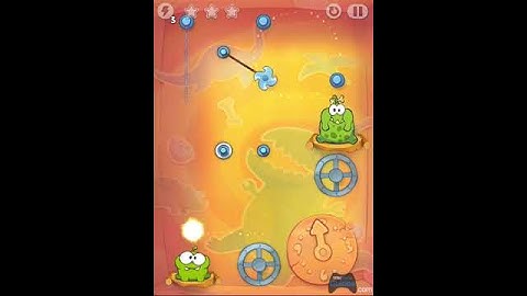 Cut the Rope Time Travel 6-15 - 3 Star Walkthrough The Stone Age Level 6-15 | WikiGameGuides