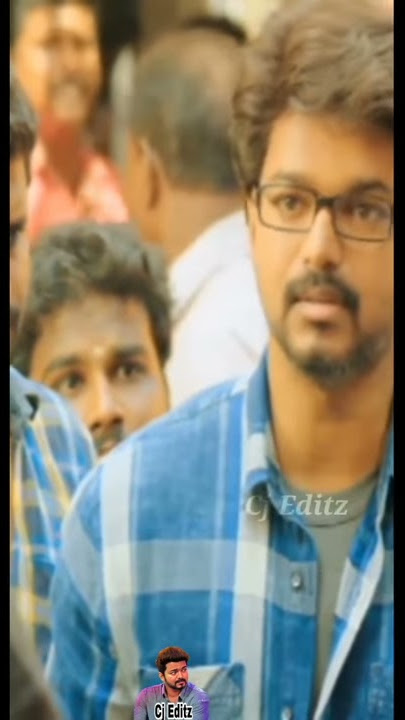 Thalapathy Vijay In Theri Movie Villan Warning Sceen In Full Screen Status Cj Editz