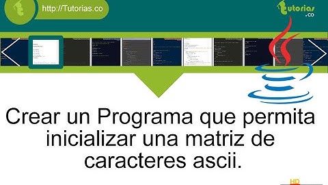 arrays – java (matriz de caracteres ascii)