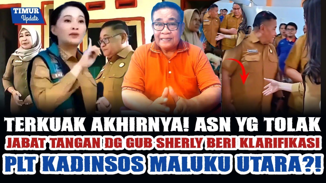 VIRAL PLT KADINSOS MALUT TOLAK JABAT TANGAN DG GUB SHERLY? INI KLARIFIKASI ATAS FAKTA YG SEBENARNYA!