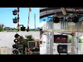 【踏切】色々なおまけ警報灯がある踏切 (Railroad crossing in Japan)