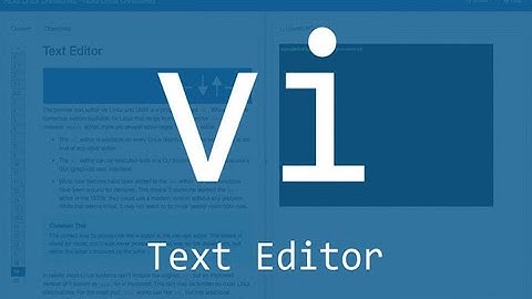 Sử dụng lệnh vi để mở file, soạn thảo và lưu file trên Linux| DOTRUNGQUAN.INFO