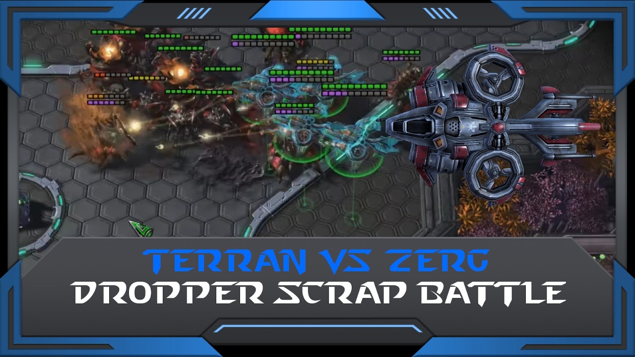 Sc2 Ruff StarCraft 2 (RuFF Highlight): Dropped Scrap Battle - YouTube