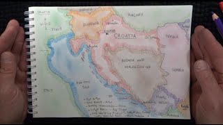 ASMR - Combined Map of Croatia, Drawing & Colouring-In - Australian Accent -Chewing Gum & Whispering ASMR - Combined Map of Croatia, Drawing & Colouring-In - Australian Accent -Chewing Gum & Whispering