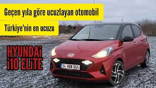 Türkiye'nin en ucuz otomobilini test ettik | Hyundai i10 Elite | 2023'e göre ucuzlayan otomobil | 4K