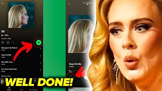 Adele CONVINCES Spotify to Remove Default Shuffle Option