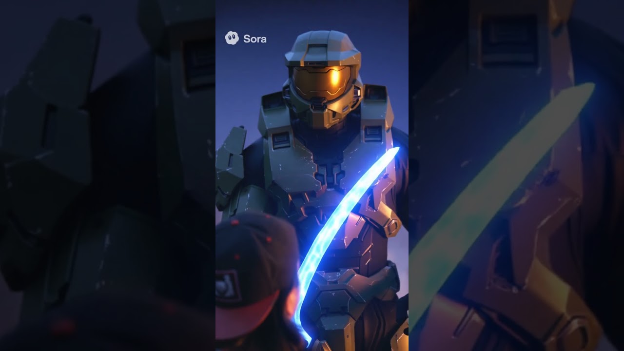 The guy from Fortnite steals my energy sword! 