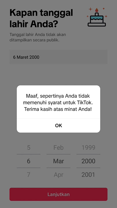 cara mengatasi gagal daftar pada tiktok #tutorial #tiktok