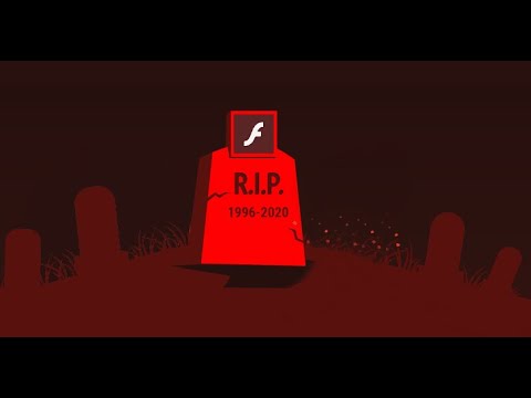 RIP Adobe Flash 1996-2020