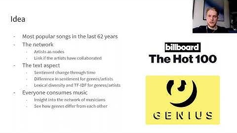 Analysing artists and song lyrics through Genius