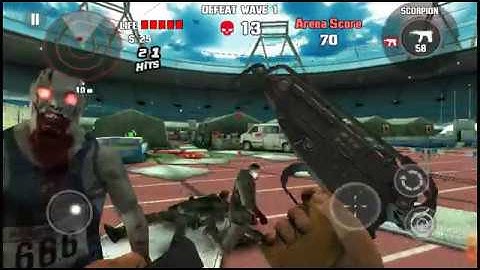 DEAD TRIGGER (Arena : Stadium of Dead - Wave 3 Complete) Only Scorpion without blood fill