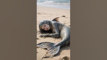 The mermaid got tired 🥹 #mermaid #shorts #ai