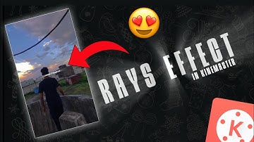 how to make Light Rays text Animation in Kinemaster Tutorial | light Rays Effect