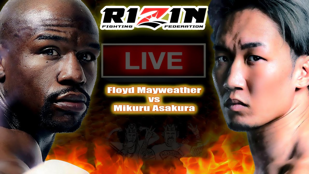 🔴 Super RIZIN Floyd Mayweather vs Mikuru Asakura LIVE BOXING and KICKBOXING FIGHT REACTION!