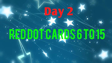 Red Dot card program   Day 2 Cycle 1 using Shichida’s 65 Day Program