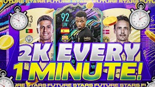 OMG 2K EVERY 60 SECONDS FIFA 21 BEST TRADING METHOD (FIFA 21 SNIPING FILTERS) FUTURE STARS