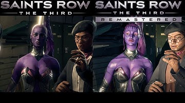 Saints Row®: The Third™ Remastered Vs Original  Side By Side - Gangstas in Space ALL CUTSCENES [4K]