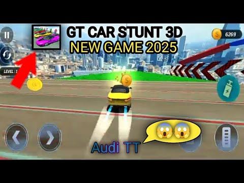 GT CAR STUNT 3D NEW #GAME #2025 VIRAL GAME @FIBREGAMING #AUDI TT