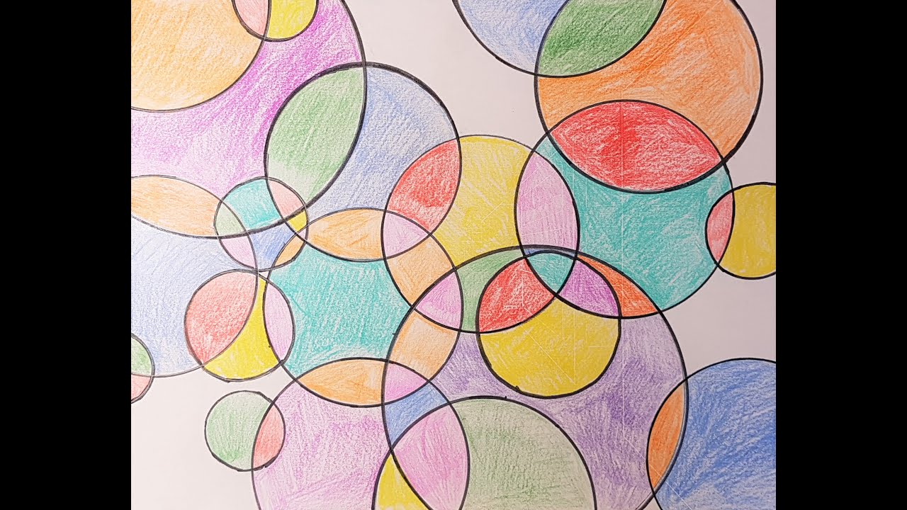 Geometric Abstract Circle Art Youtube