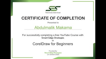 CorelDraw - How to make a simple Certificate in Corel draw X8