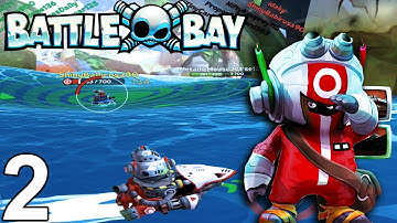 BATTLE BAY Gameplay Part 2 - 5 KILLS SINGLE GAME (iOS Android)