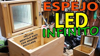 COMO HACER UN ESPEJO LED INFINITO CASERO