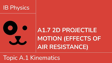 A1.7 2D projectile motion effects of air resistance [IB Physics SL/HL]