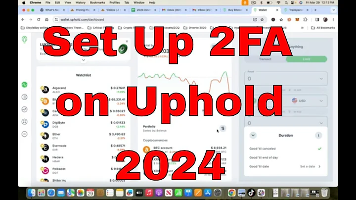 How to Set Up 2FA Security on Your Uphold Account in 2024